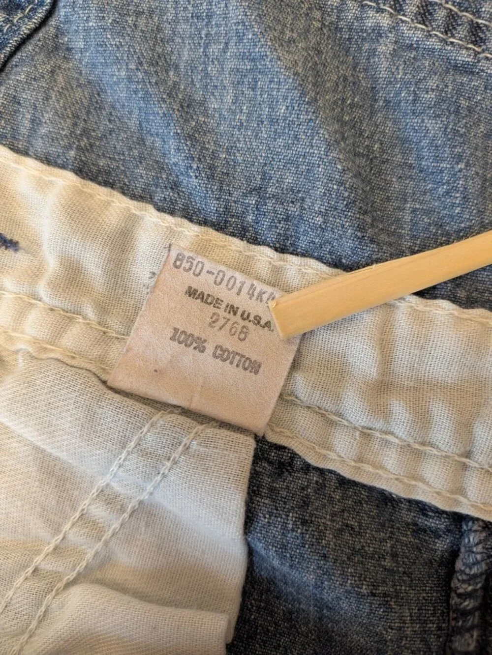 VTG 1980s OshKosh B'Gosh Denim Vestbak Overalls - Made in USA (Size 12M)
